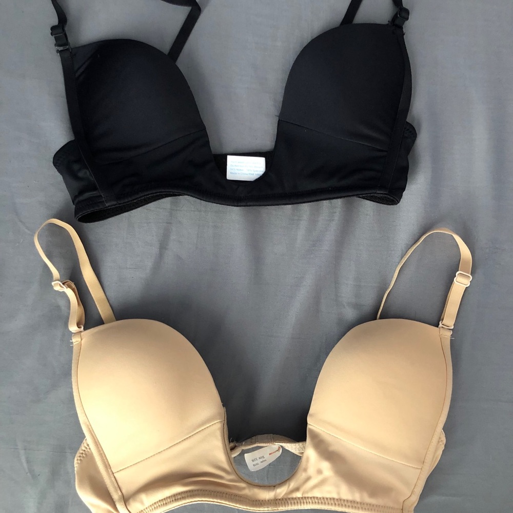 Plunge bra set